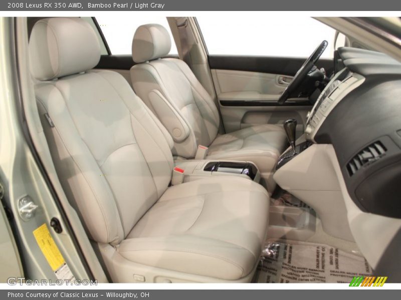 Bamboo Pearl / Light Gray 2008 Lexus RX 350 AWD