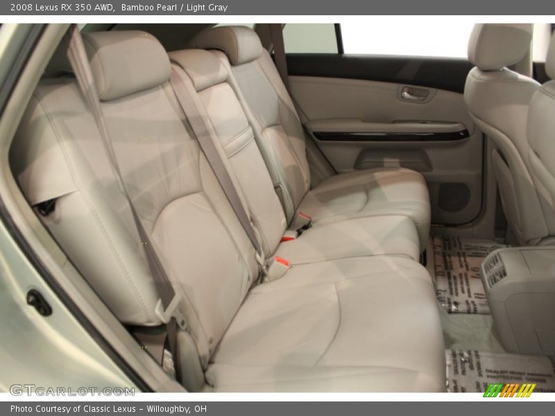 Bamboo Pearl / Light Gray 2008 Lexus RX 350 AWD