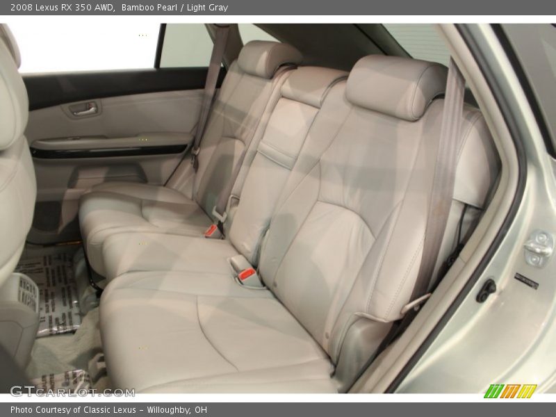 Bamboo Pearl / Light Gray 2008 Lexus RX 350 AWD