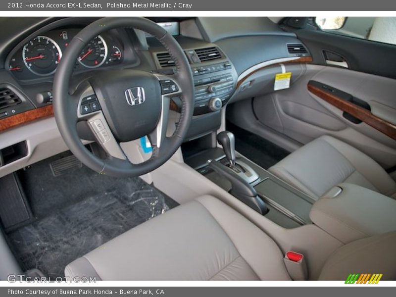 Polished Metal Metallic / Gray 2012 Honda Accord EX-L Sedan