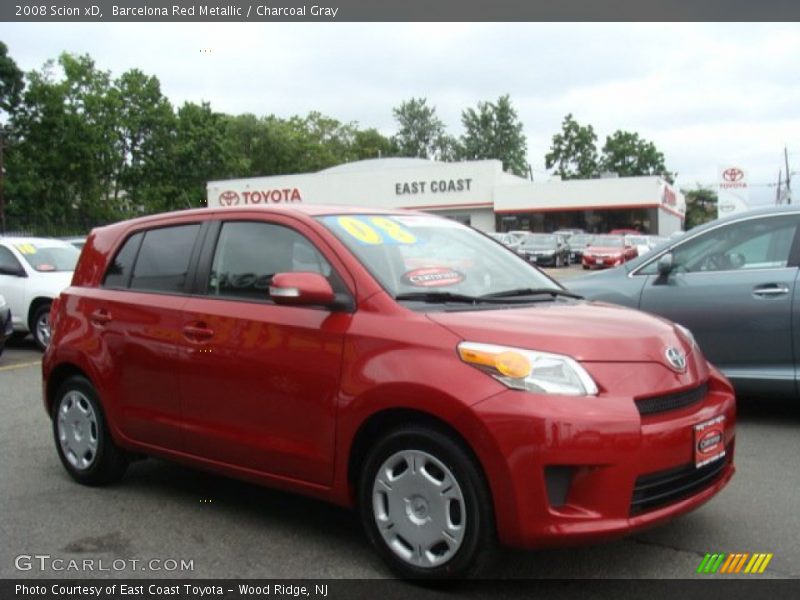Barcelona Red Metallic / Charcoal Gray 2008 Scion xD