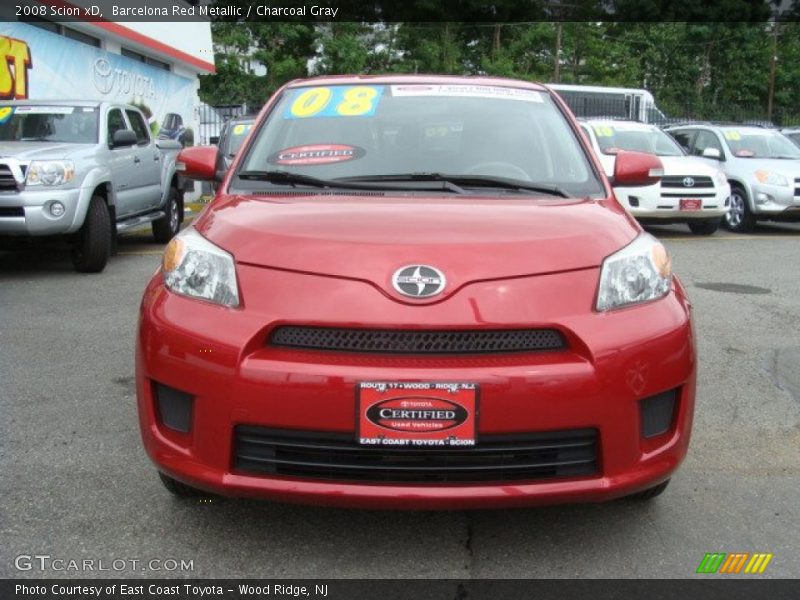 Barcelona Red Metallic / Charcoal Gray 2008 Scion xD