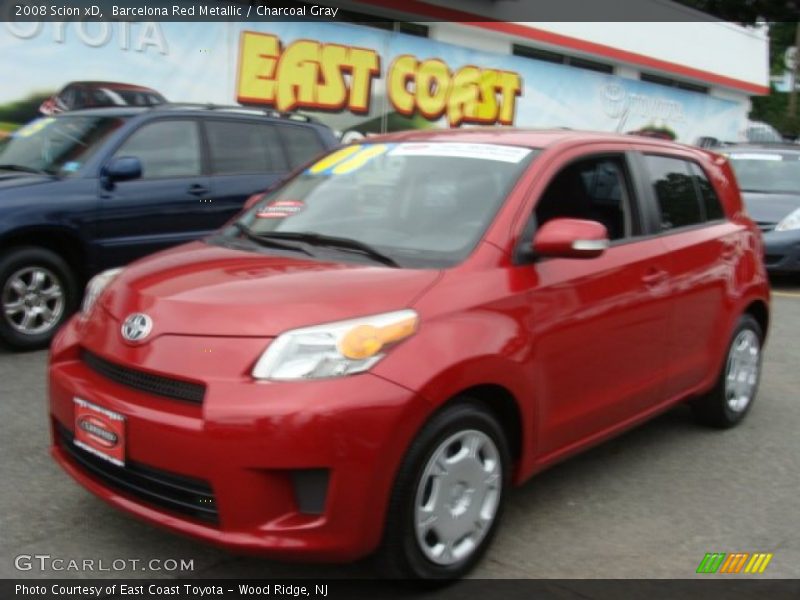 Barcelona Red Metallic / Charcoal Gray 2008 Scion xD