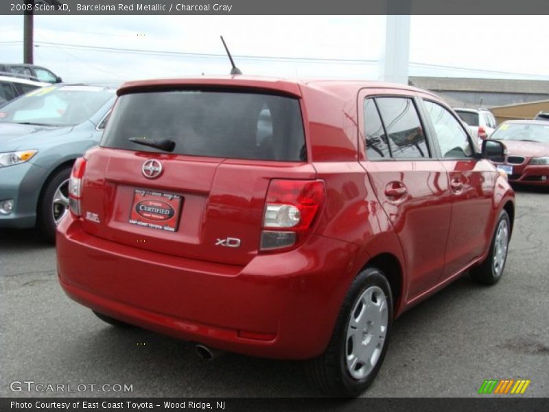 Barcelona Red Metallic / Charcoal Gray 2008 Scion xD