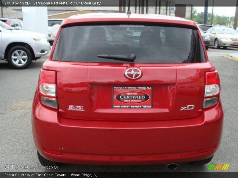 Barcelona Red Metallic / Charcoal Gray 2008 Scion xD