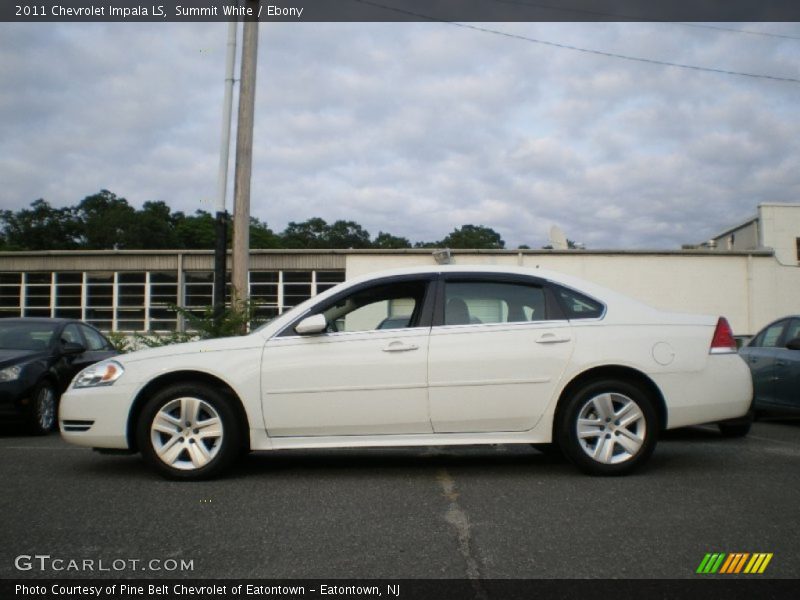 Summit White / Ebony 2011 Chevrolet Impala LS