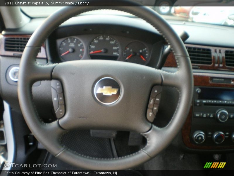 Summit White / Ebony 2011 Chevrolet Impala LS