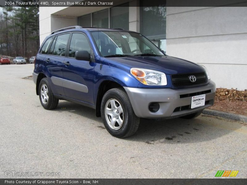 Spectra Blue Mica / Dark Charcoal 2004 Toyota RAV4 4WD