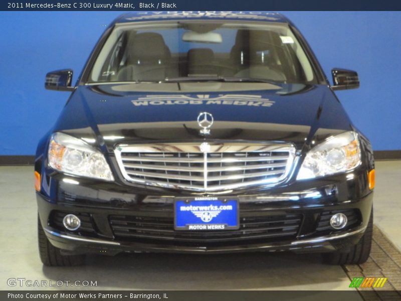 Black / Black 2011 Mercedes-Benz C 300 Luxury 4Matic