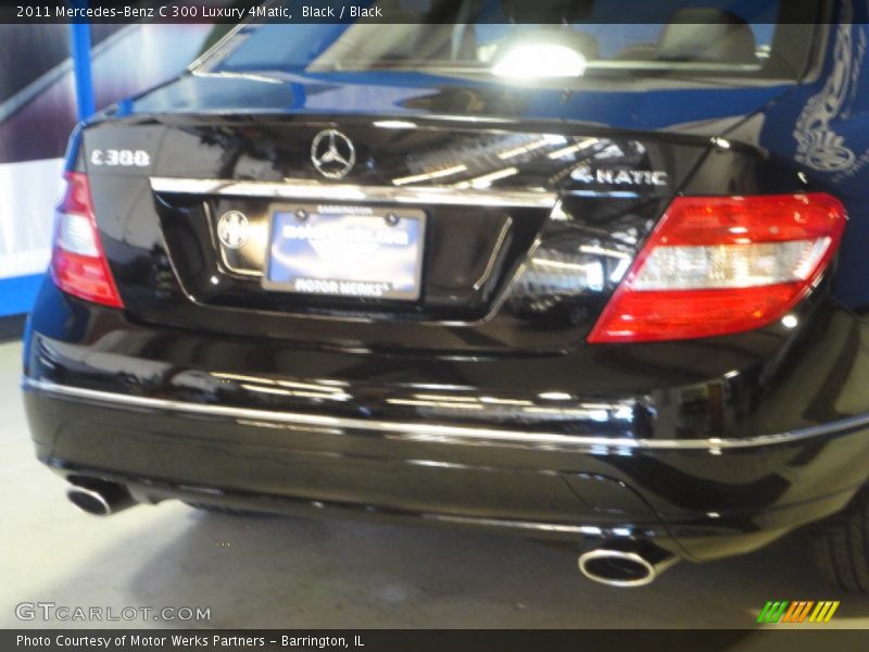 Black / Black 2011 Mercedes-Benz C 300 Luxury 4Matic