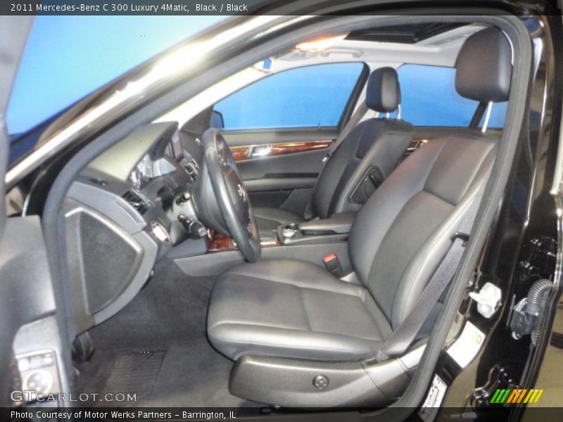 Black / Black 2011 Mercedes-Benz C 300 Luxury 4Matic