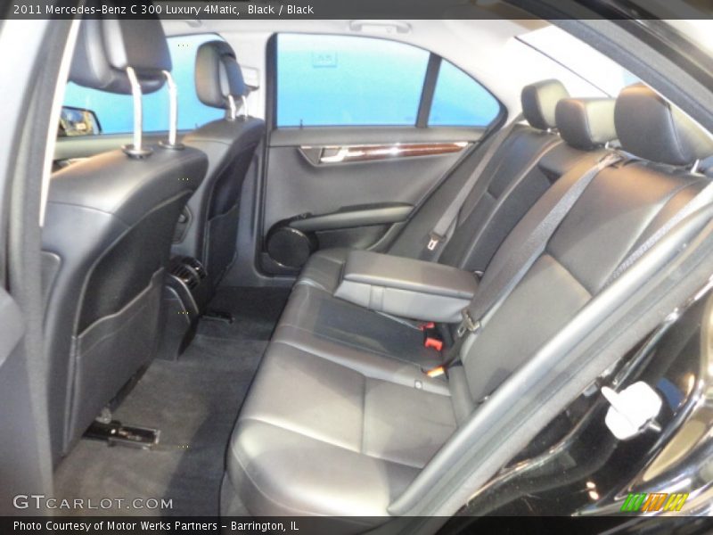 Black / Black 2011 Mercedes-Benz C 300 Luxury 4Matic