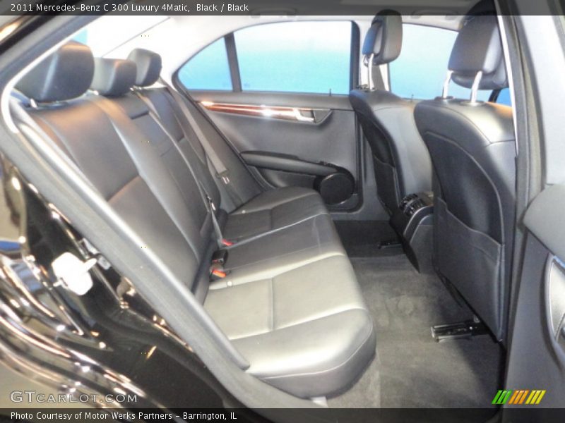 Black / Black 2011 Mercedes-Benz C 300 Luxury 4Matic