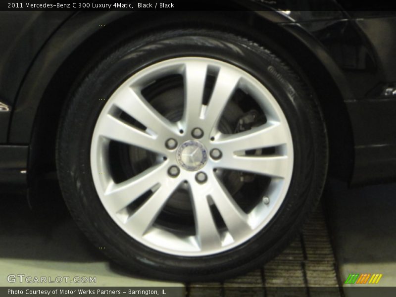 Black / Black 2011 Mercedes-Benz C 300 Luxury 4Matic