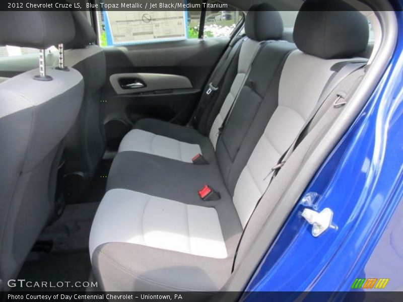 Blue Topaz Metallic / Jet Black/Medium Titanium 2012 Chevrolet Cruze LS