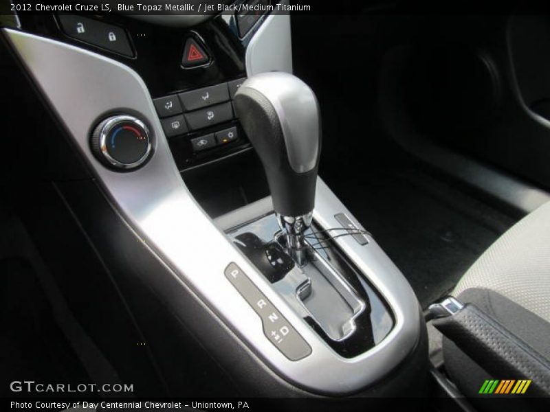 Blue Topaz Metallic / Jet Black/Medium Titanium 2012 Chevrolet Cruze LS