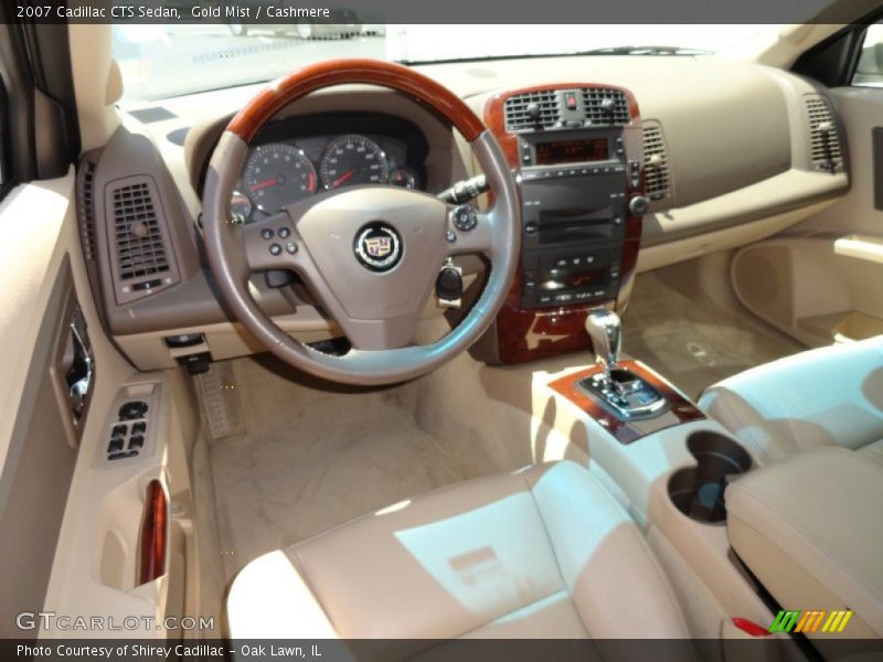 Gold Mist / Cashmere 2007 Cadillac CTS Sedan