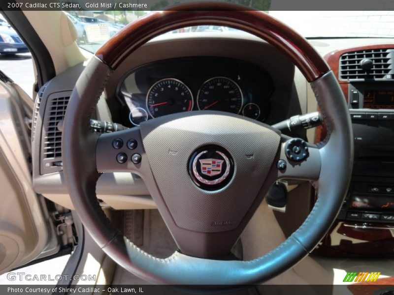 Gold Mist / Cashmere 2007 Cadillac CTS Sedan