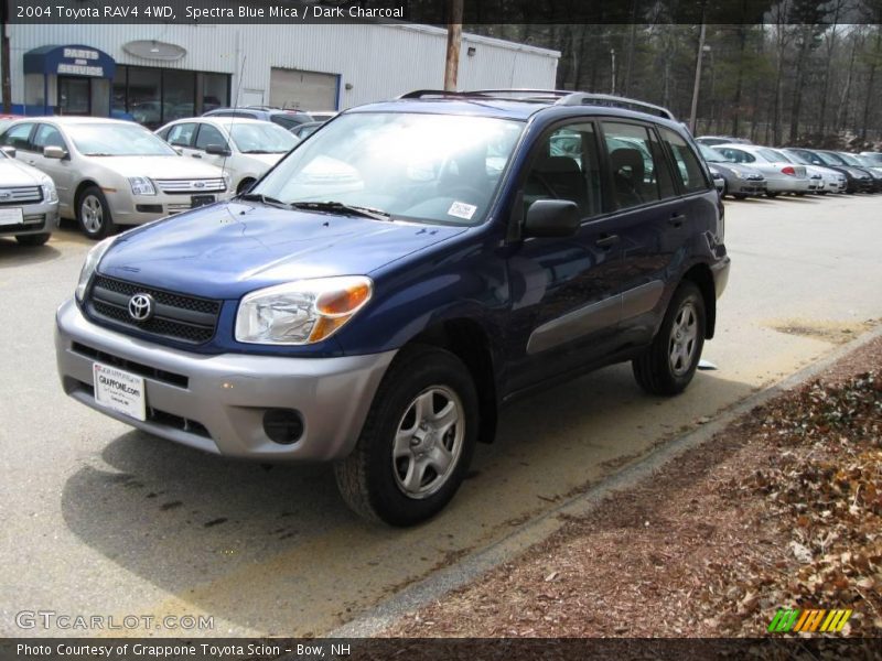 Spectra Blue Mica / Dark Charcoal 2004 Toyota RAV4 4WD