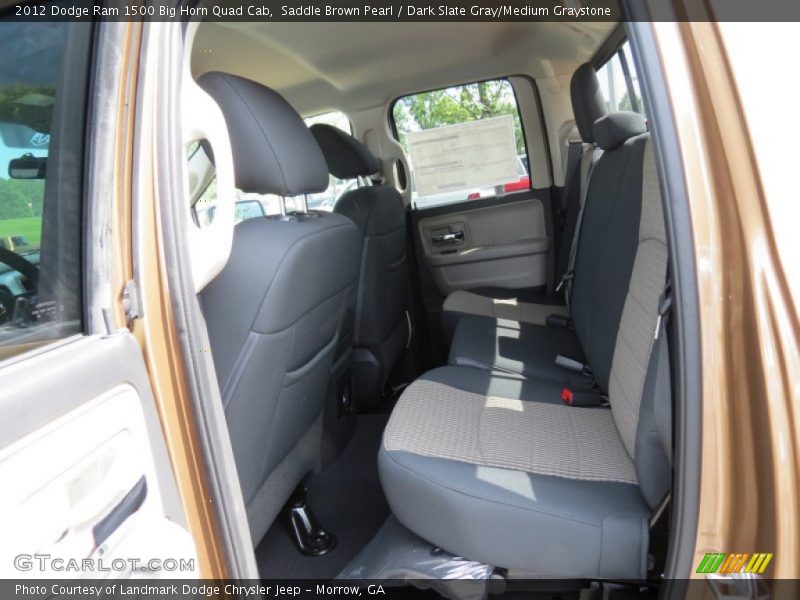  2012 Ram 1500 Big Horn Quad Cab Dark Slate Gray/Medium Graystone Interior