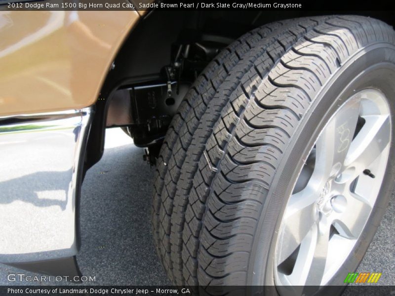 Saddle Brown Pearl / Dark Slate Gray/Medium Graystone 2012 Dodge Ram 1500 Big Horn Quad Cab