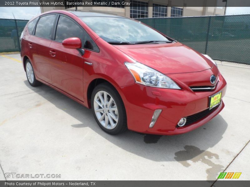 Front 3/4 View of 2012 Prius v Five Hybrid