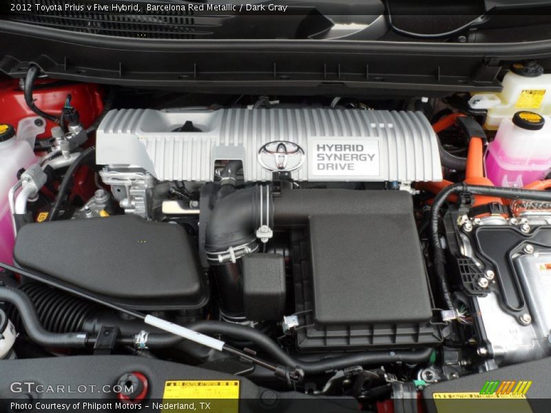  2012 Prius v Five Hybrid Engine - 1.8 Liter DOHC 16-Valve VVT-i 4 Cylinder Gasoline/Electric Hybrid