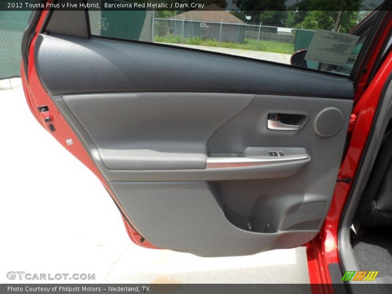 Door Panel of 2012 Prius v Five Hybrid