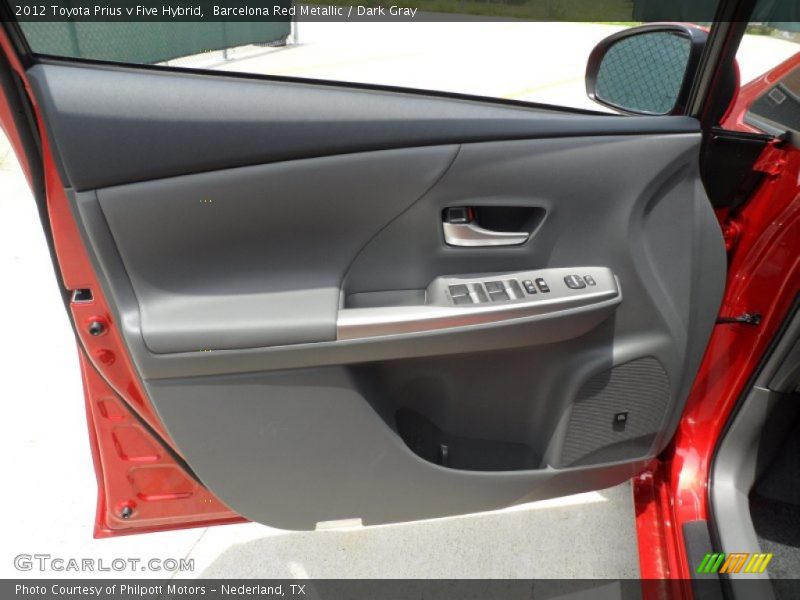 Door Panel of 2012 Prius v Five Hybrid