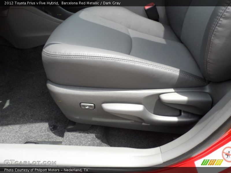 Front Seat of 2012 Prius v Five Hybrid