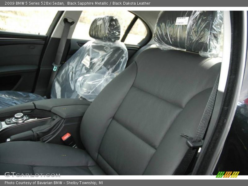 Black Sapphire Metallic / Black Dakota Leather 2009 BMW 5 Series 528xi Sedan