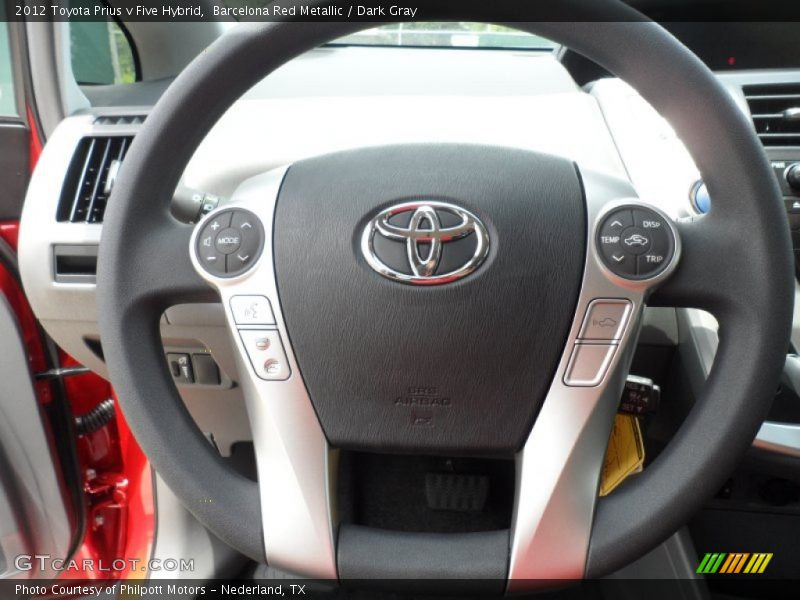  2012 Prius v Five Hybrid Steering Wheel