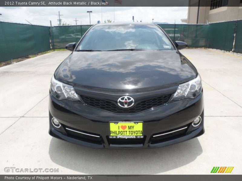 Attitude Black Metallic / Black/Ash 2012 Toyota Camry SE