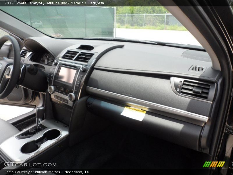 Dashboard of 2012 Camry SE