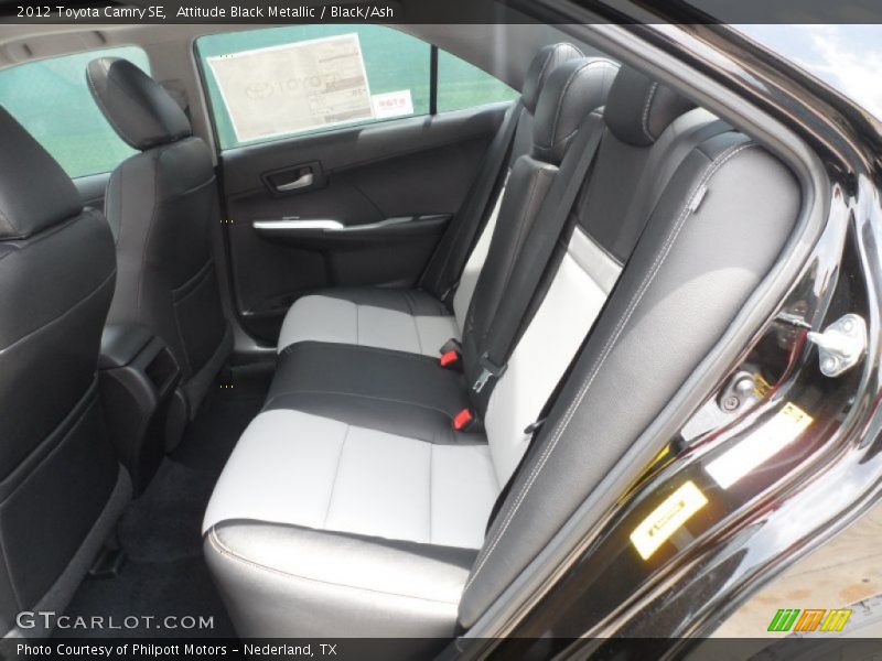  2012 Camry SE Black/Ash Interior