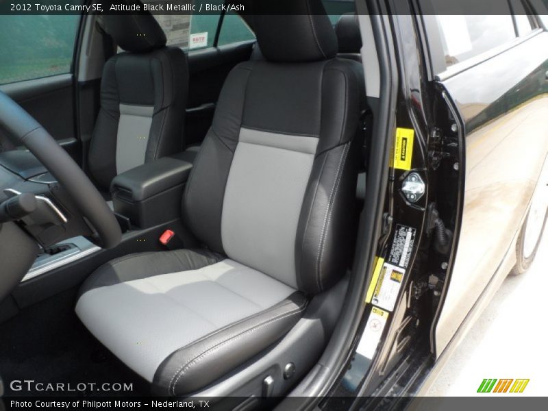 Front Seat of 2012 Camry SE