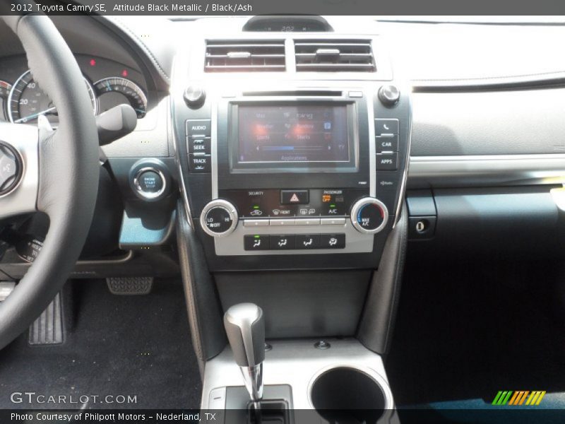 Attitude Black Metallic / Black/Ash 2012 Toyota Camry SE