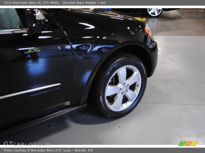 Obsidian Black Metallic / Ash 2010 Mercedes-Benz ML 350 4Matic
