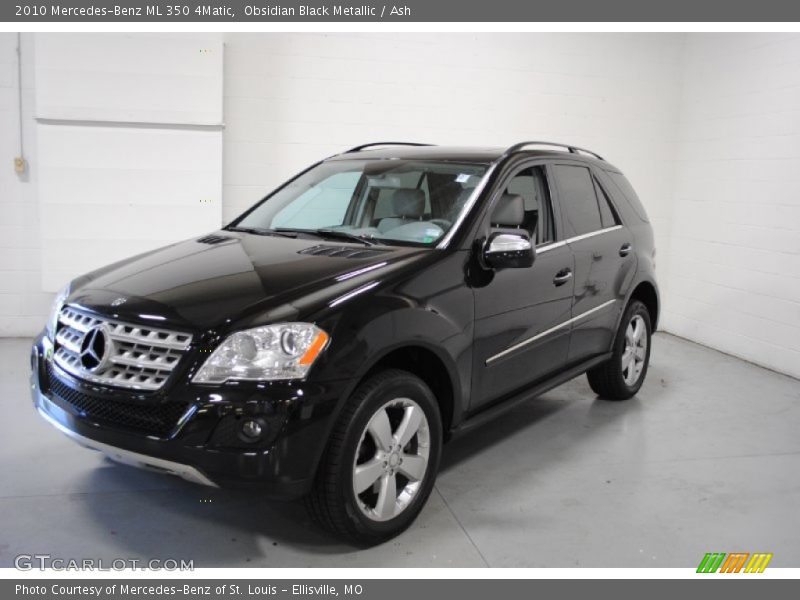 Obsidian Black Metallic / Ash 2010 Mercedes-Benz ML 350 4Matic