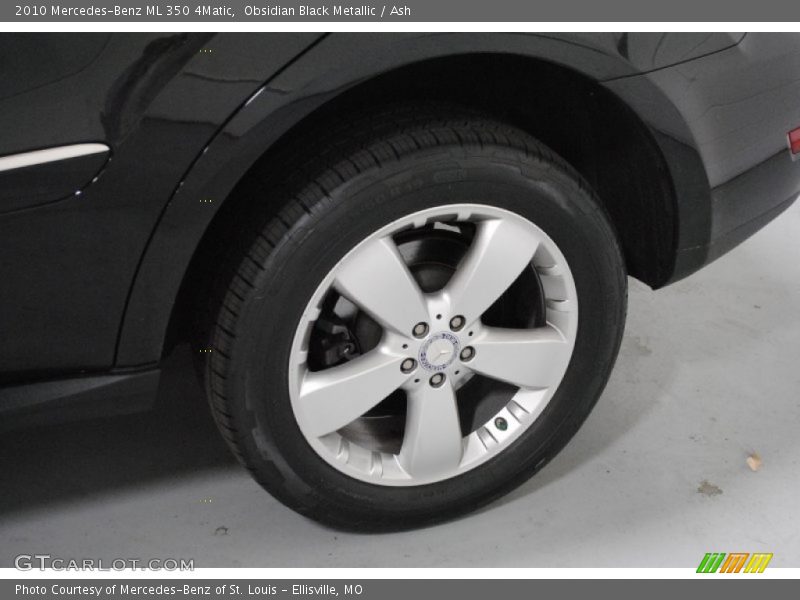 Obsidian Black Metallic / Ash 2010 Mercedes-Benz ML 350 4Matic