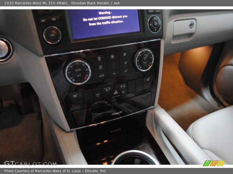 Obsidian Black Metallic / Ash 2010 Mercedes-Benz ML 350 4Matic