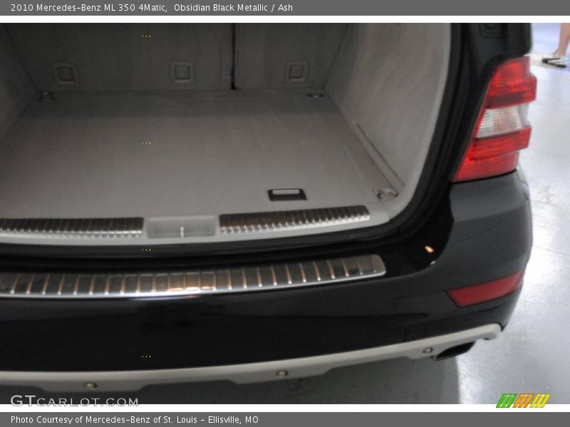 Obsidian Black Metallic / Ash 2010 Mercedes-Benz ML 350 4Matic