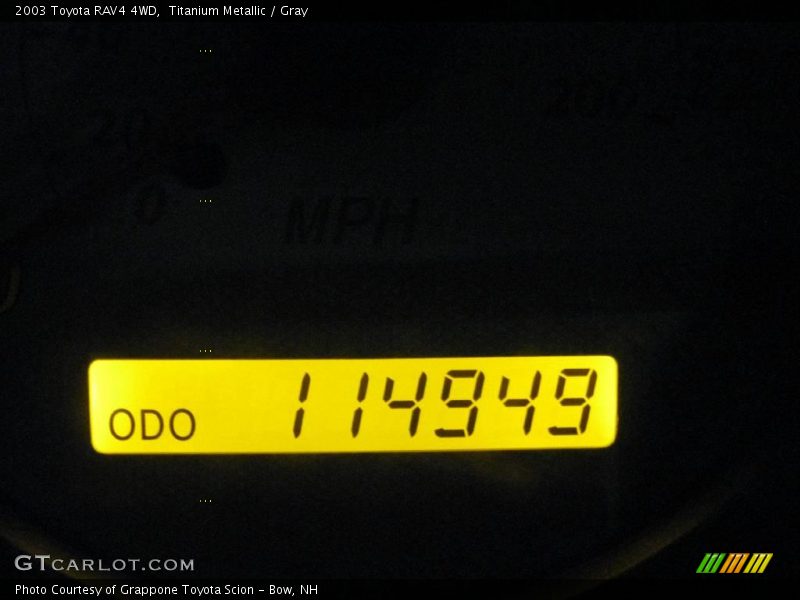 Titanium Metallic / Gray 2003 Toyota RAV4 4WD