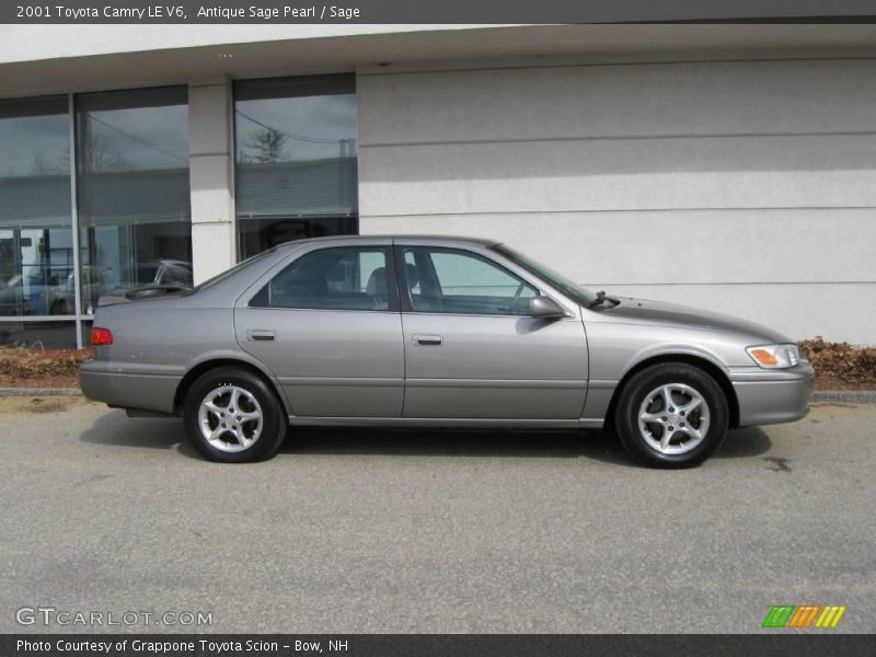 Antique Sage Pearl / Sage 2001 Toyota Camry LE V6