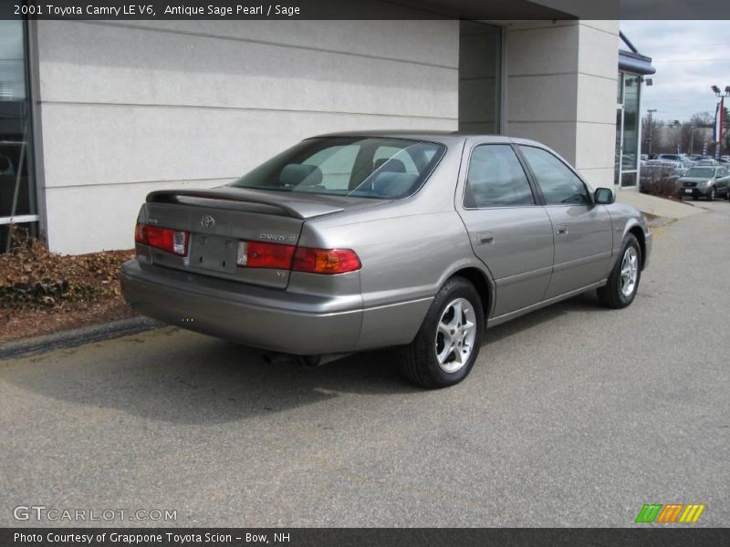 Antique Sage Pearl / Sage 2001 Toyota Camry LE V6