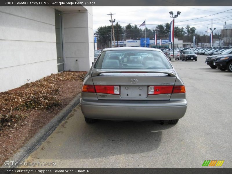 Antique Sage Pearl / Sage 2001 Toyota Camry LE V6