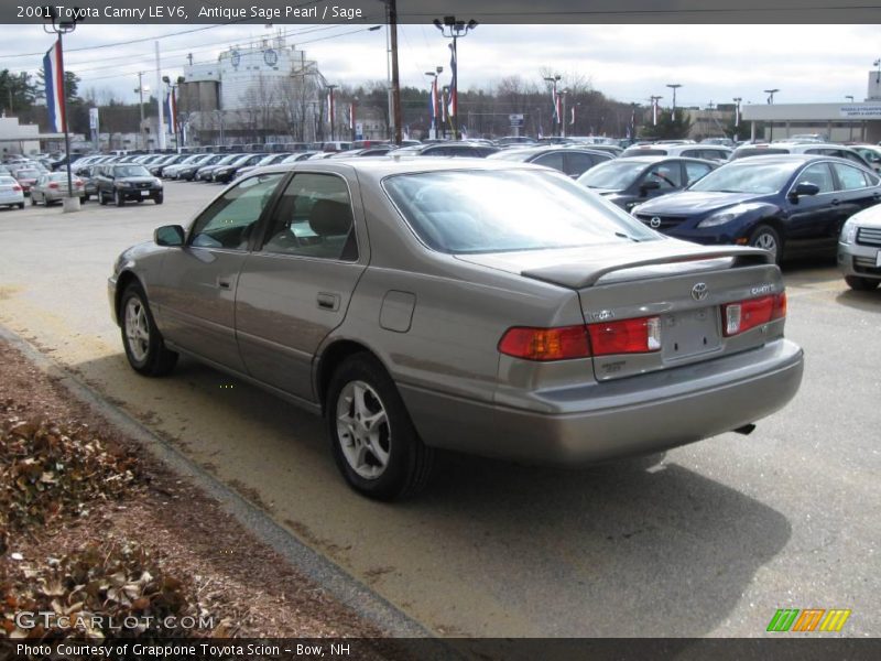 Antique Sage Pearl / Sage 2001 Toyota Camry LE V6