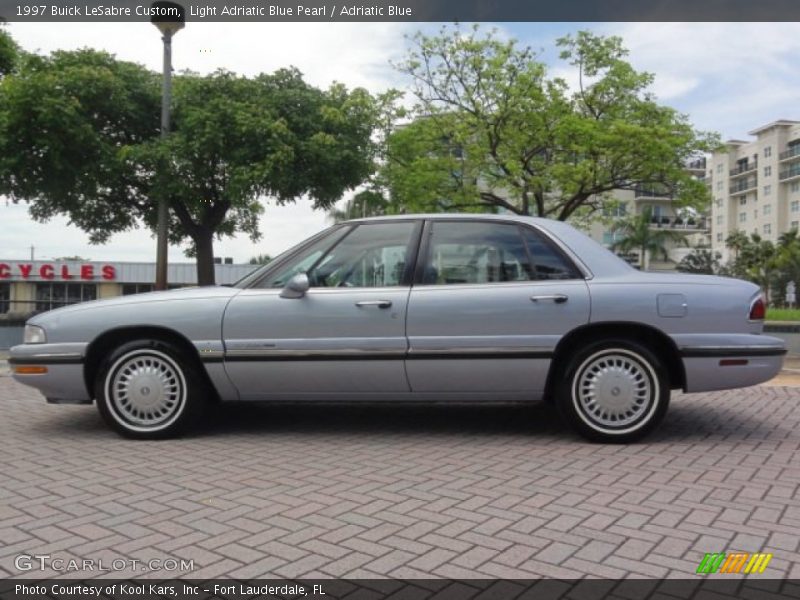 Light Adriatic Blue Pearl / Adriatic Blue 1997 Buick LeSabre Custom