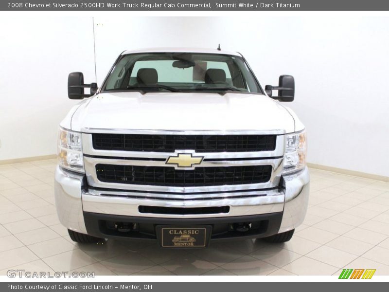 Summit White / Dark Titanium 2008 Chevrolet Silverado 2500HD Work Truck Regular Cab Commercial