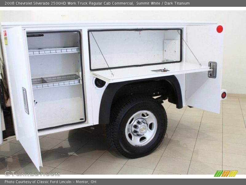 Summit White / Dark Titanium 2008 Chevrolet Silverado 2500HD Work Truck Regular Cab Commercial